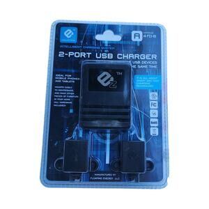 EZ Collection Intelligent Charging System 2 Port USB Charger A 4 FD-B New